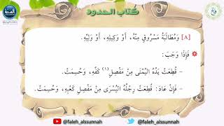 شرح كتاب أخصر المختصرات| الدرس التاسع والعشرون| لفضيلة الشيخ الدكتور: فالح بن محمد الصغير